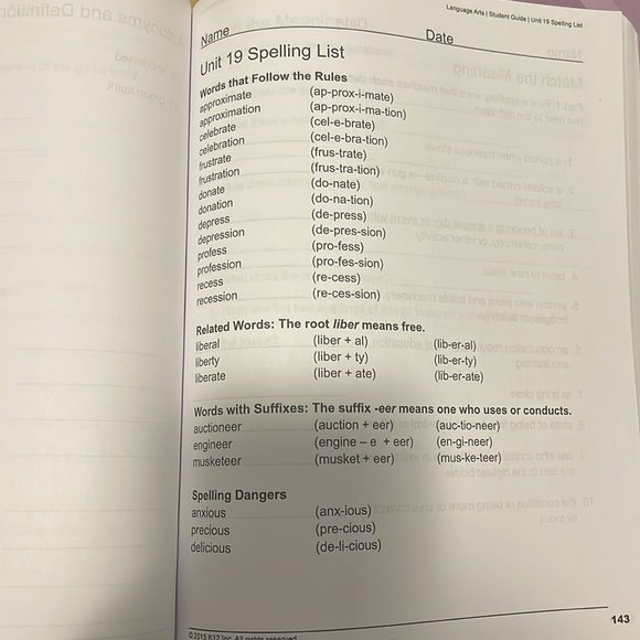 Spelling Workbook - Picture 4 of 4